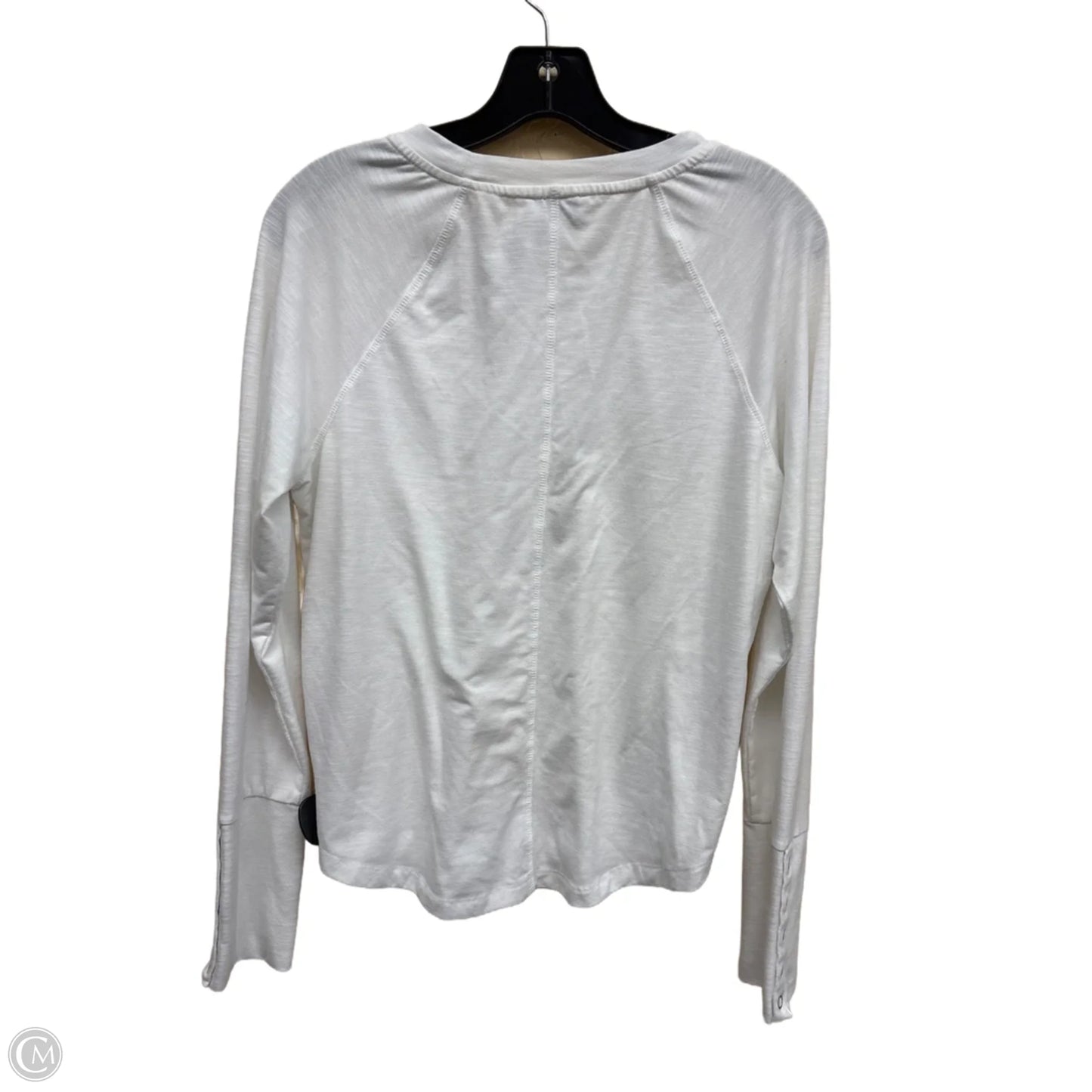Top Long Sleeve By Evereve In White, Size: M