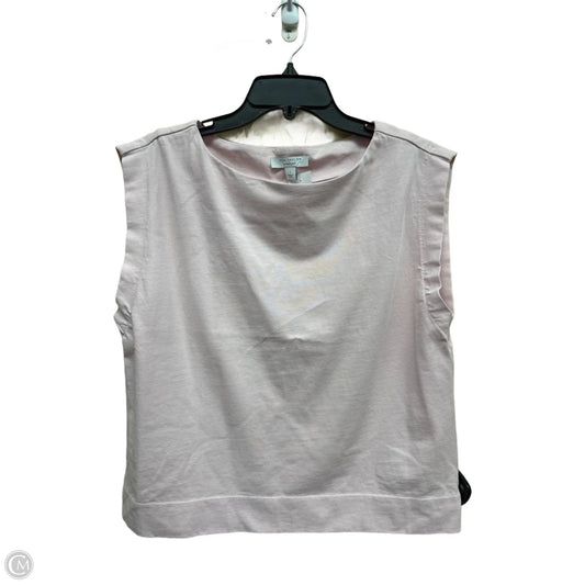 Top Sleeveless By Ann Taylor In Pink, Size: L