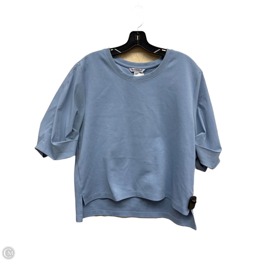 Athletic Top Short Sleeve By Athleta In Blue, Size: M