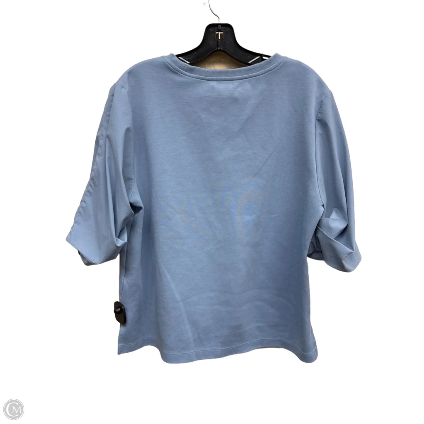 Athletic Top Short Sleeve By Athleta In Blue, Size: M