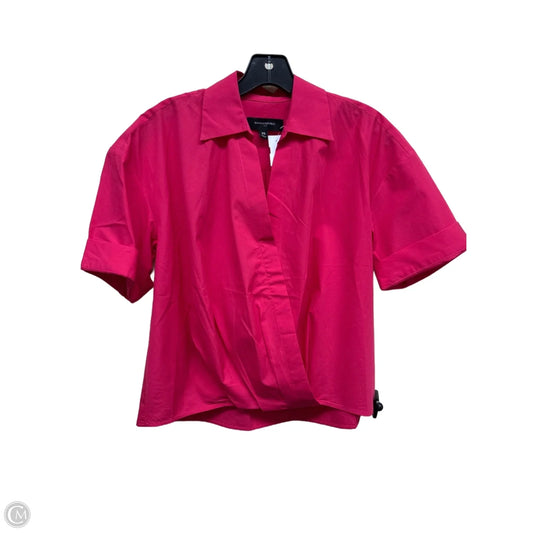 Top Short Sleeve By Banana Republic In Pink, Size: Xs