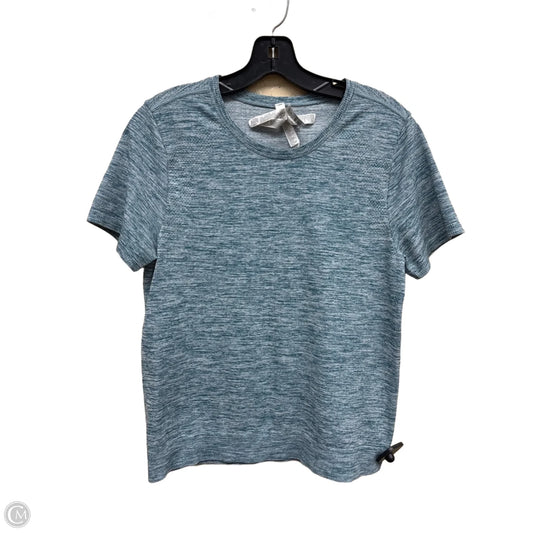 Athletic Top Short Sleeve By Athleta In Blue, Size: M