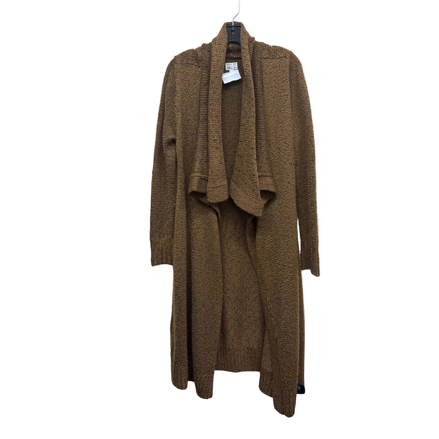 Sweater Cardigan By Clothes Mentor In Brown, Size: M