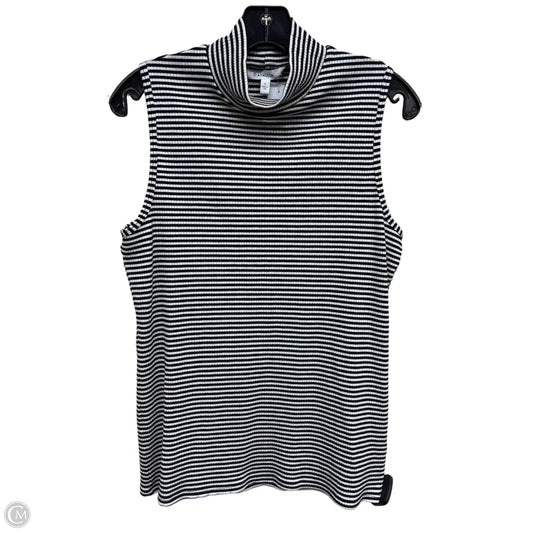 Athletic Tank Top By Athleta In Striped Pattern, Size: L