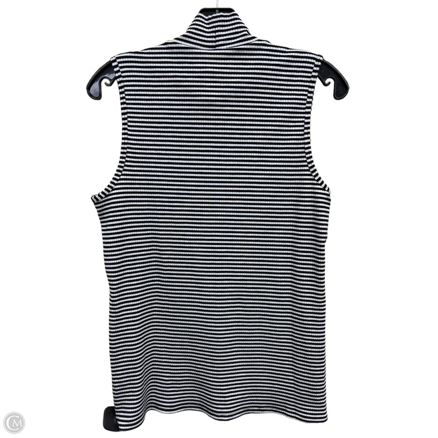 Athletic Tank Top By Athleta In Striped Pattern, Size: L
