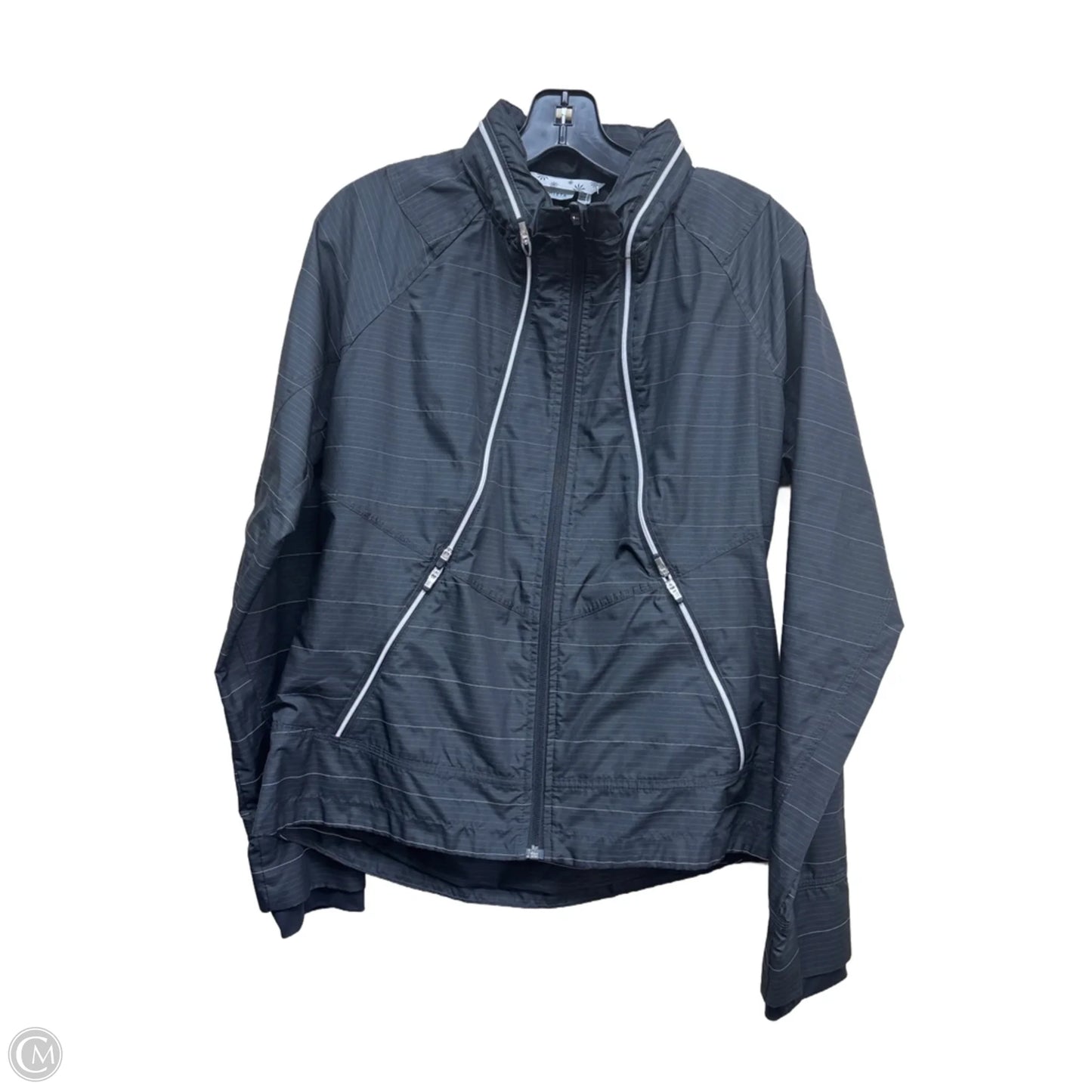 Athletic Jacket By Athleta In Grey, Size: M