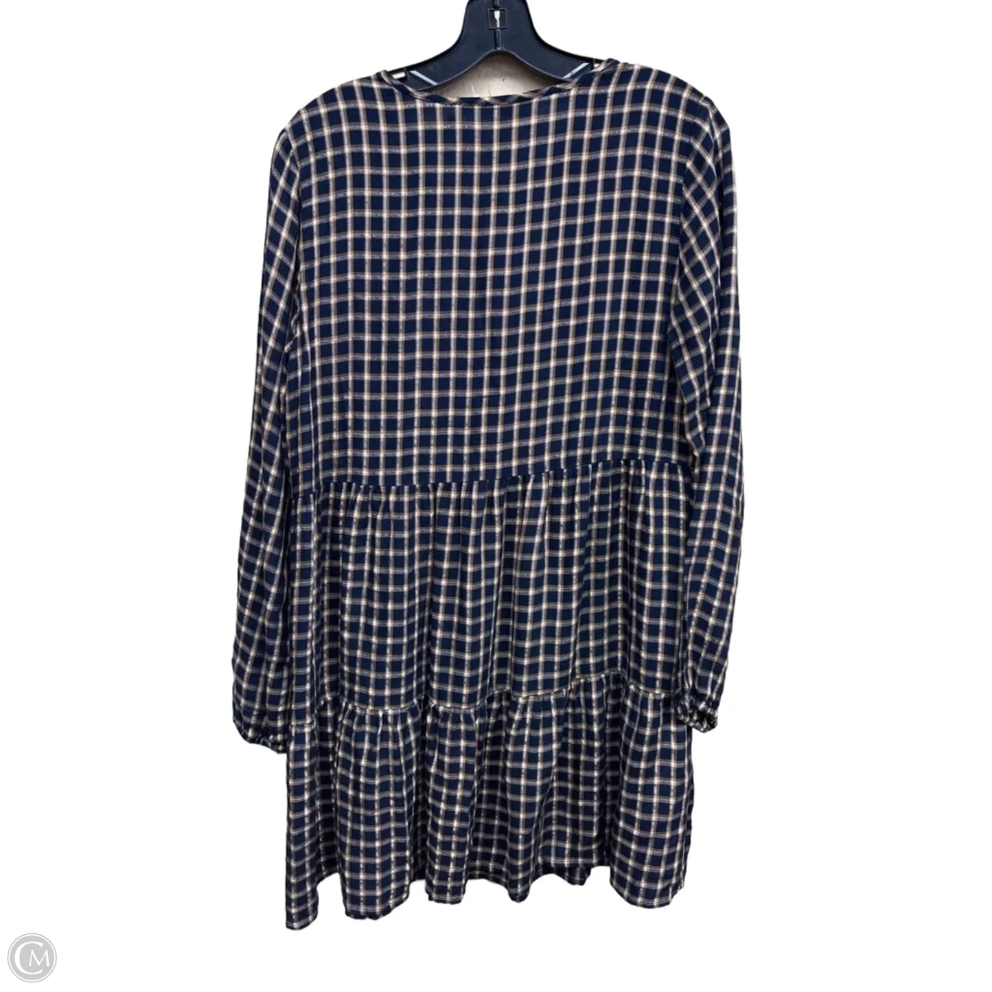 Dress Casual Short By Loft In Checkered Pattern, Size: S
