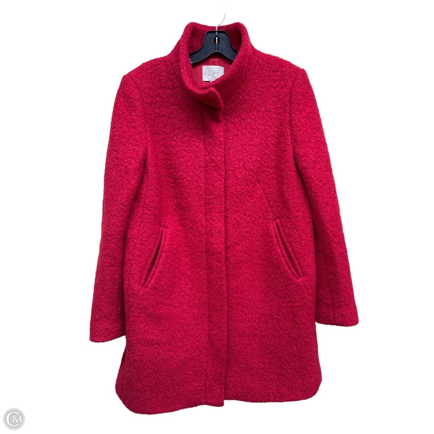 Coat Peacoat By Loft In Red, Size: M
