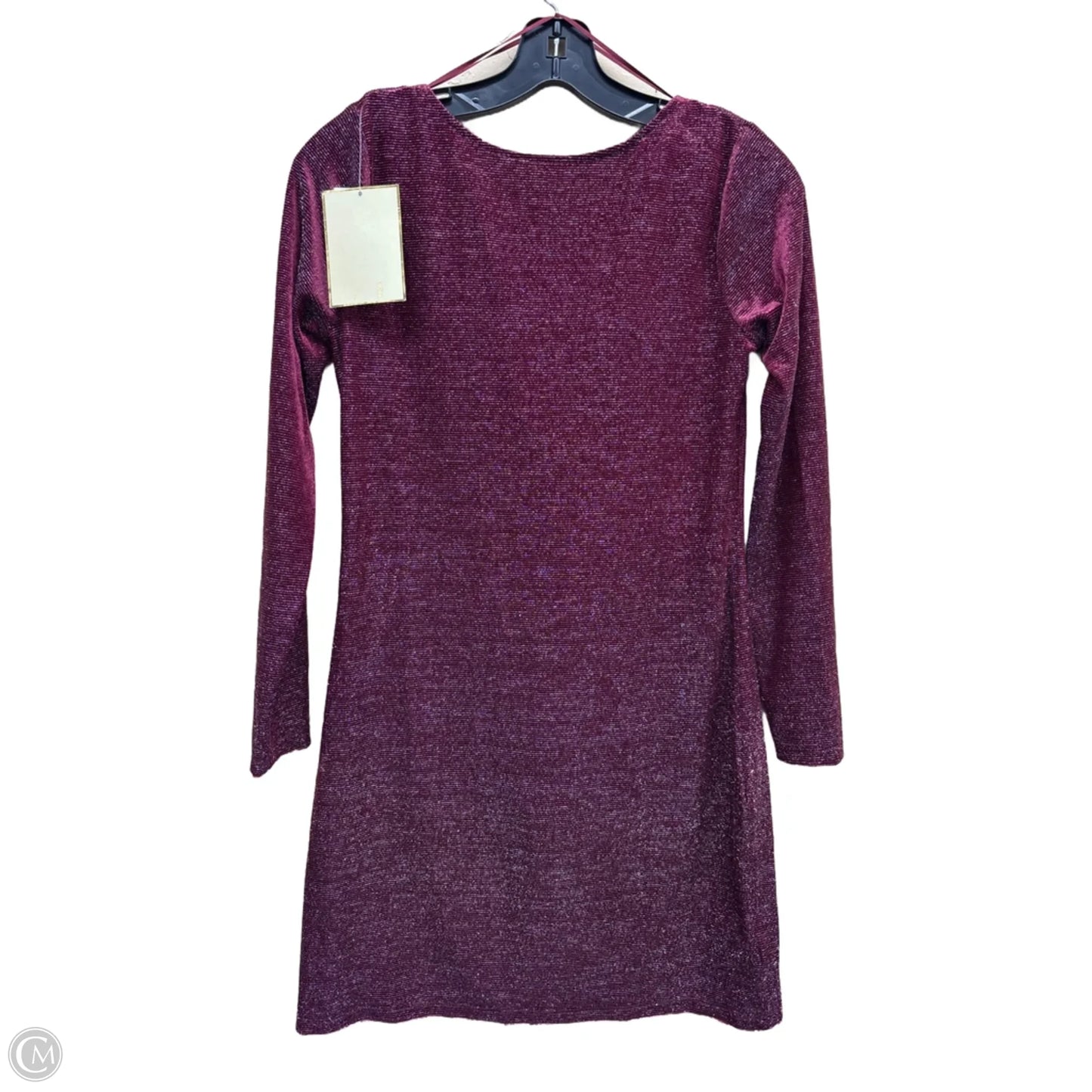 Dress Party Short By Michael By Michael Kors In Purple & Silver, Size: S