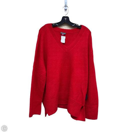 Sweater By Vince Camuto In Red, Size: Xl