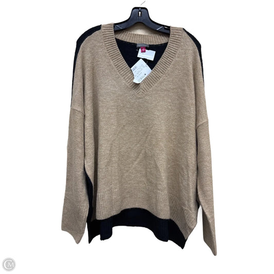 Sweater By Vince Camuto In Black & Brown, Size: Xl
