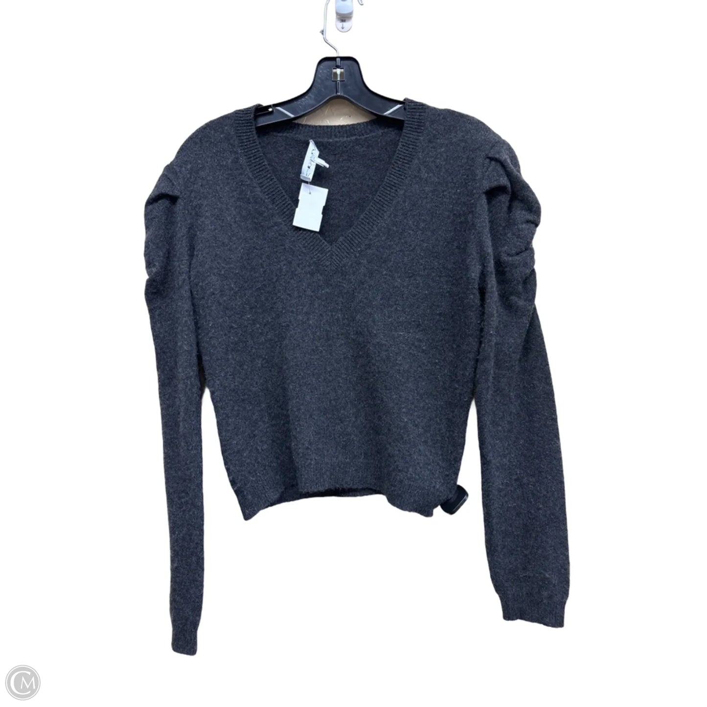 Top Long Sleeve By Frame In Grey, Size: S