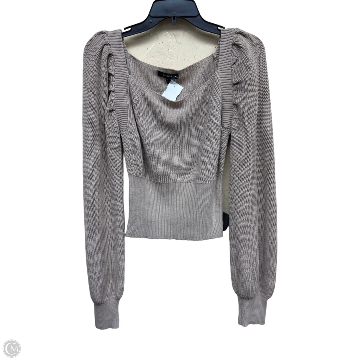 Sweater By Clothes Mentor In Brown, Size: M