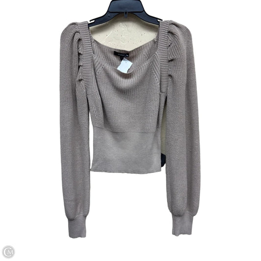 Sweater By Clothes Mentor In Brown, Size: M