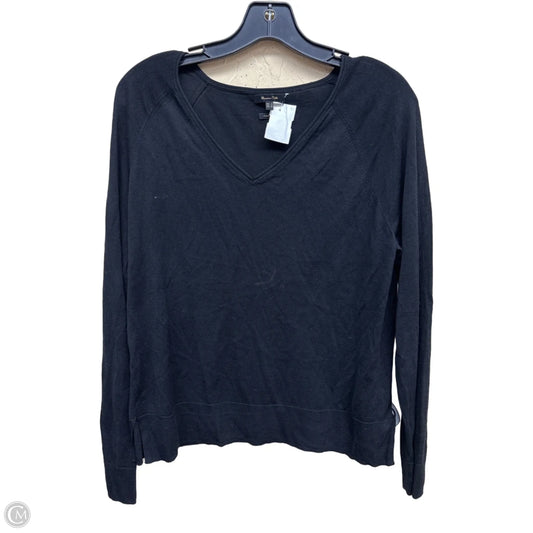 Top Long Sleeve By Massimo Dutti In Black, Size: S