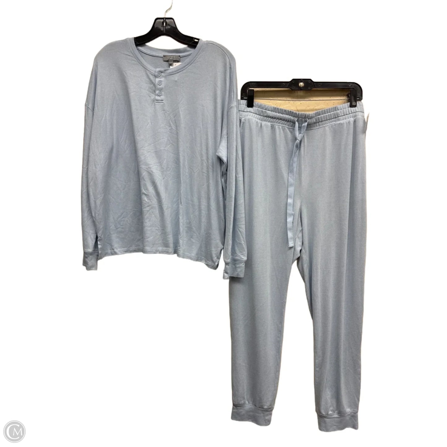 Pajamas 2pc By Loft In Blue, Size: Xl