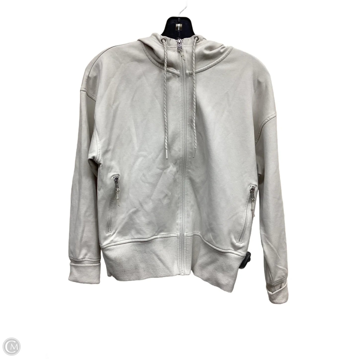 Sweatshirt Hoodie By Old Navy In Tan, Size: S