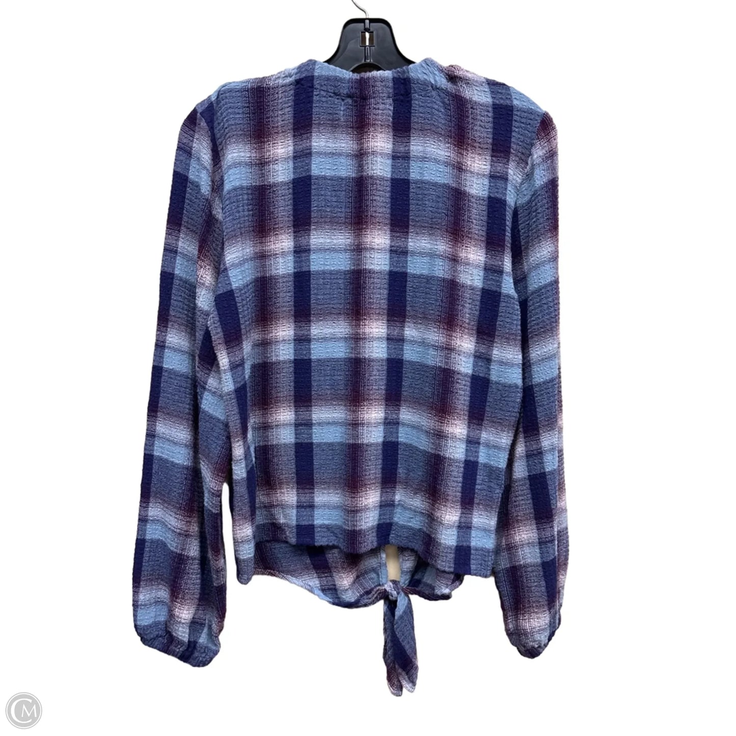 Top Long Sleeve By Cloth & Stone In Purple, Size: S