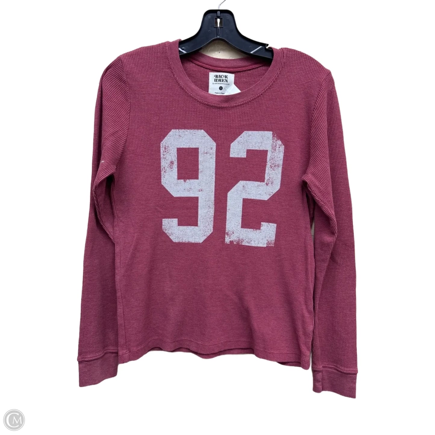 Top Long Sleeve By Anthropologie In Red, Size: S