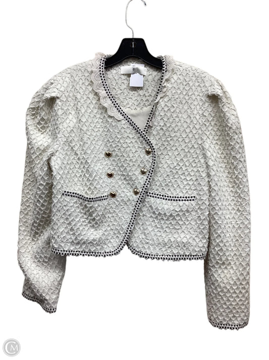 Blazer By Clothes Mentor In Cream