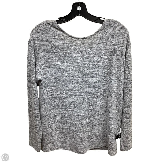 Top Long Sleeve By Banana Republic In Grey, Size: S