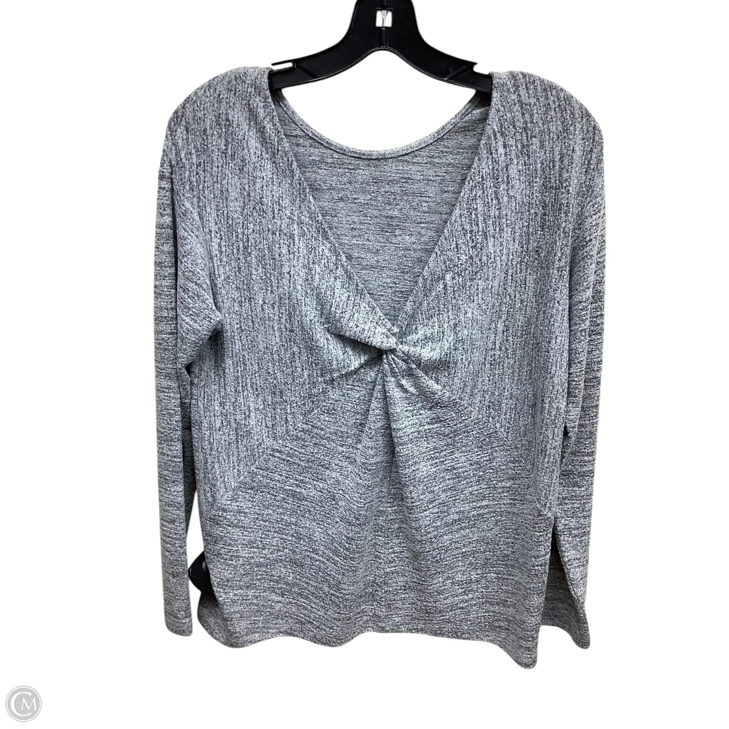 Top Long Sleeve By Banana Republic In Grey, Size: S