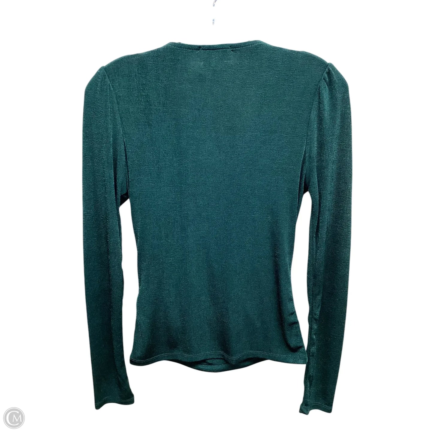 Top Long Sleeve By Evereve In Green, Size: S