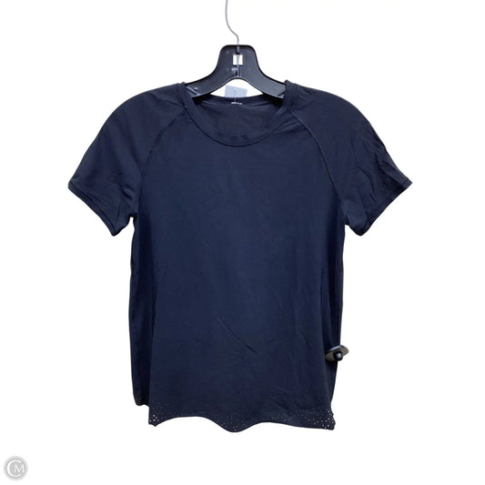 Athletic Top Short Sleeve By Lululemon In Black