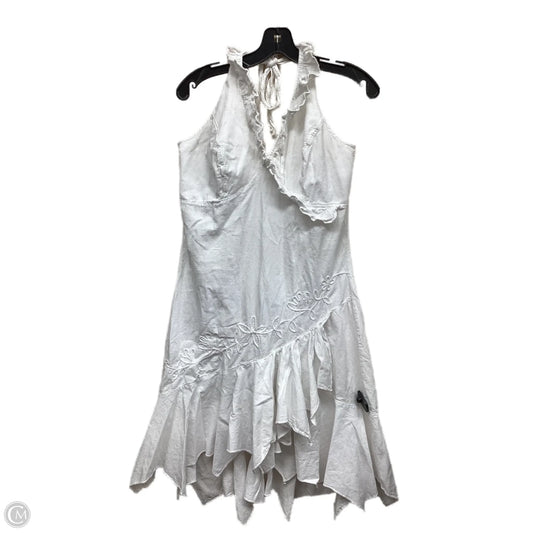 Dress Casual Midi By Clothes Mentor In White, Size: Xl