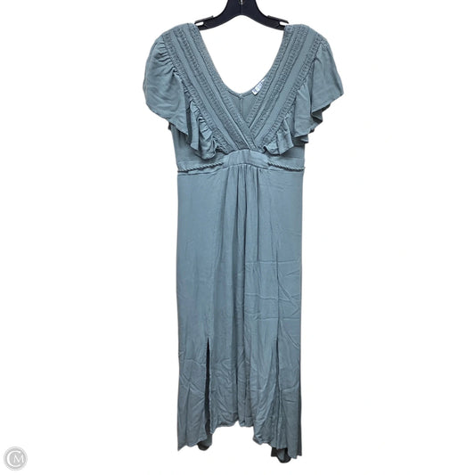 Dress Casual Maxi By Clothes Mentor In Green, Size: M