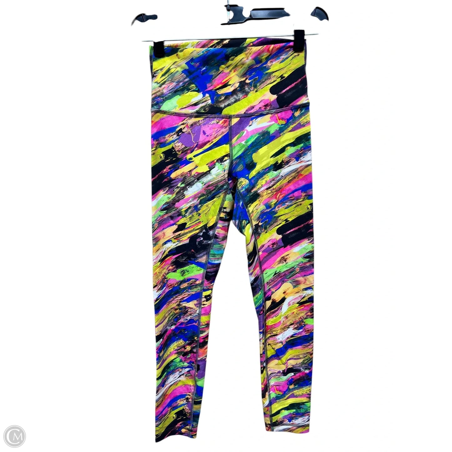 Athletic Leggings By Lululemon In Multi-colored, Size: 4