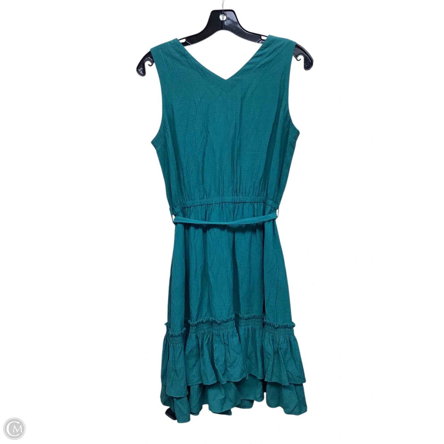Dress Casual Short By Calvin Klein In Green, Size: 4p
