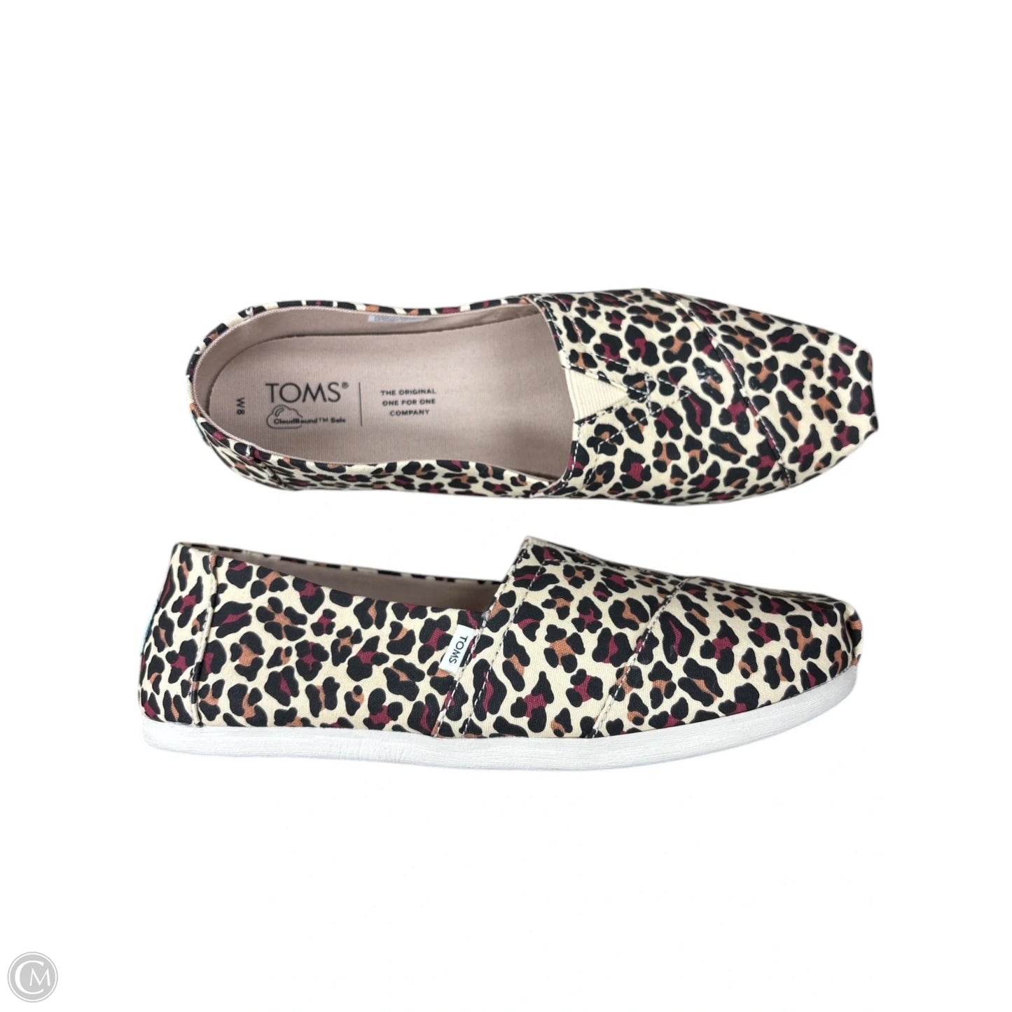 Shoes Flats By Toms In Animal Print, Size: 8