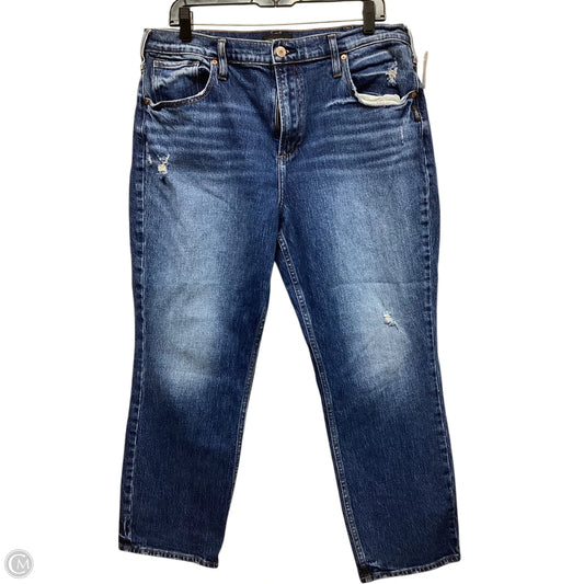 Jeans Straight By Silver In Blue Denim, Size: 16