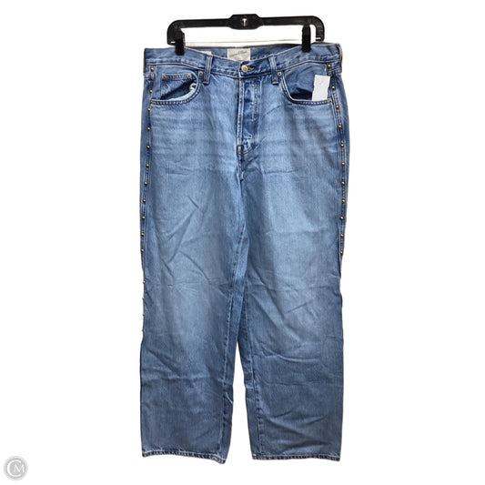 Jeans Wide Leg By Universal Thread In Blue Denim, Size: 10