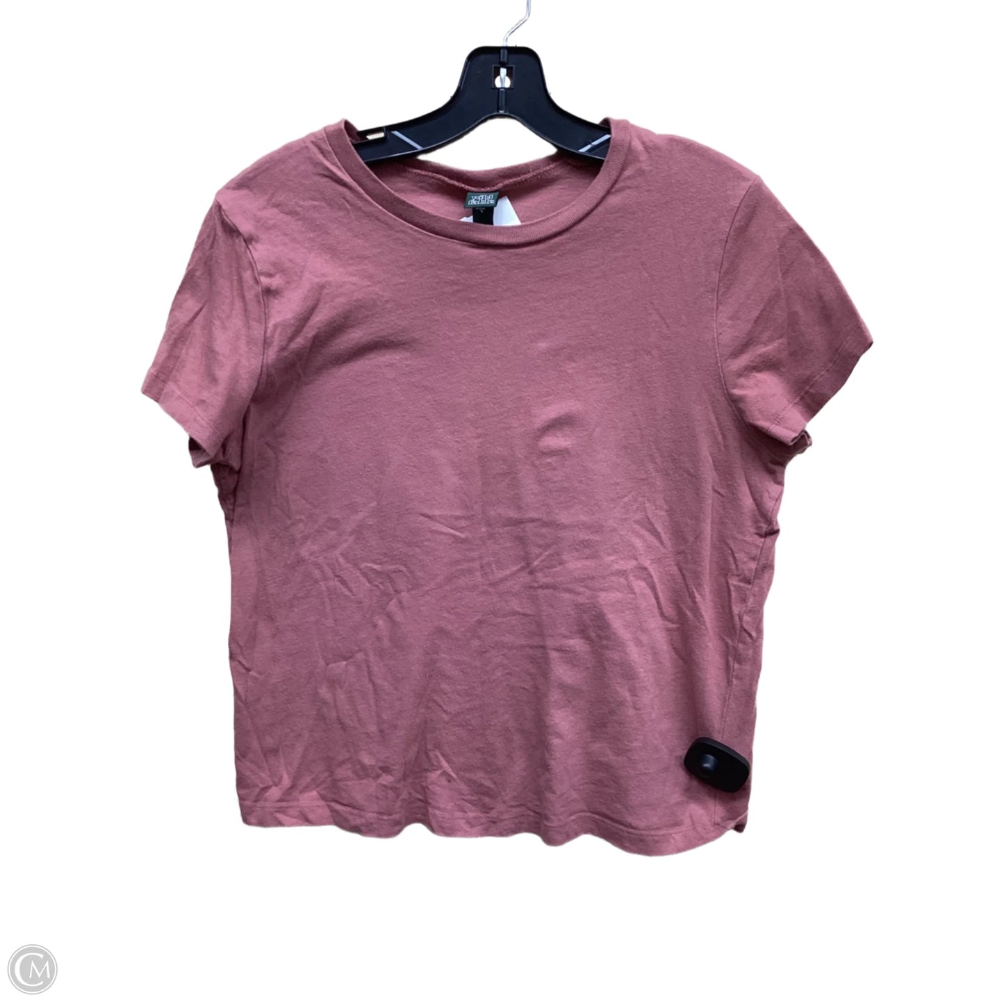 Top Short Sleeve By Wild Fable In Pink, Size: M