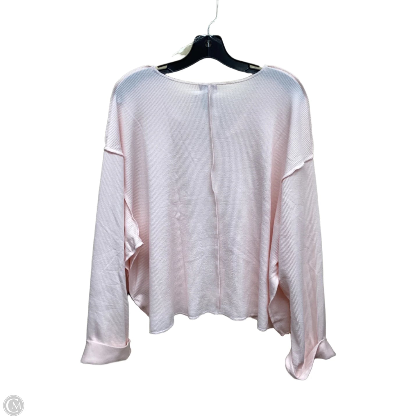 Top Long Sleeve By Mi Ami In Pink, Size: M