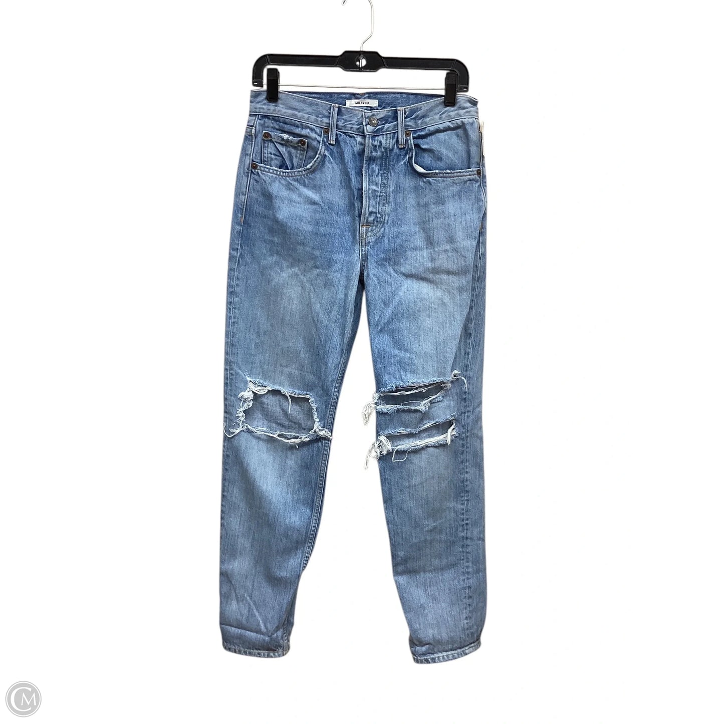 Jeans Straight By Clothes Mentor In Blue Denim, Size: 4