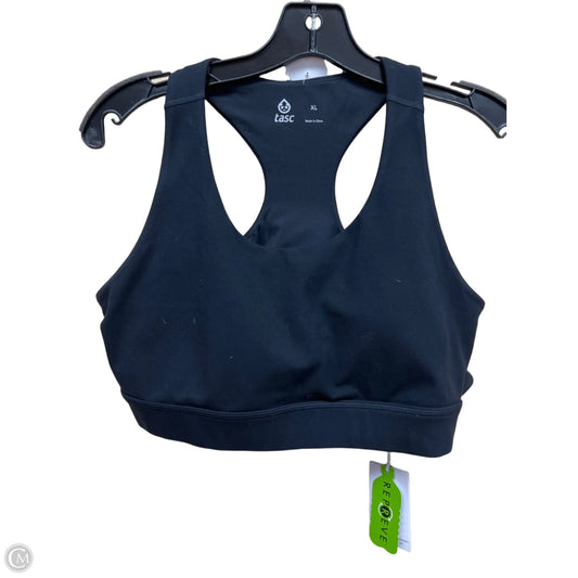 Athletic Bra By Clothes Mentor In Black, Size: Xl