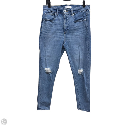 Jeans Skinny By Loft In Blue Denim, Size: 8