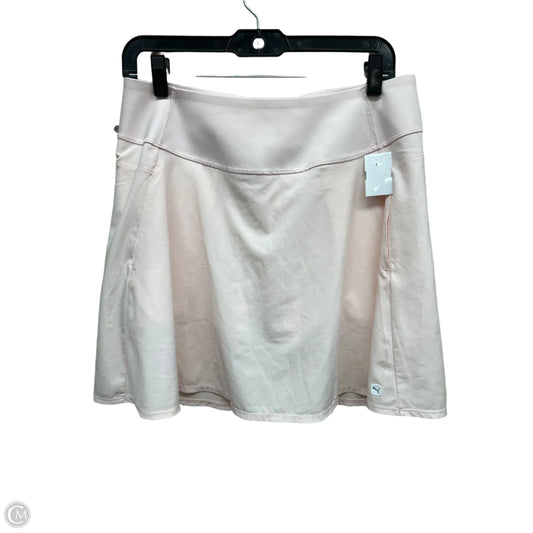 Athletic Skirt By Puma In Pink, Size: L