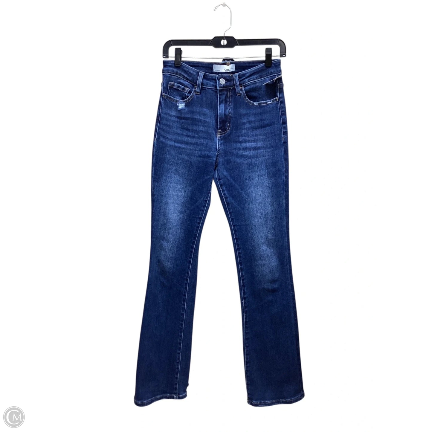 Jeans Boot Cut By Vervet In Blue Denim, Size: 2