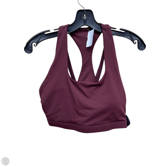 Athletic Bra By Fabletics In Maroon, Size: L
