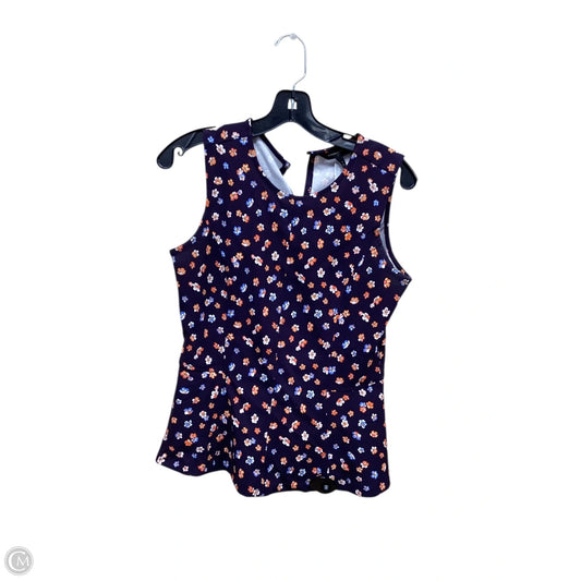 Top Sleeveless By Banana Republic In Floral Print, Size: 4