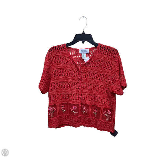 Top Short Sleeve By Clothes Mentor In Red, Size: Lp