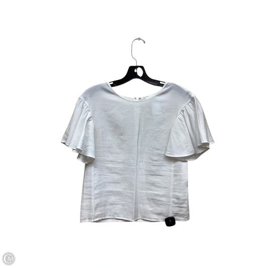 Top Short Sleeve By Club Monaco In White, Size: Xs