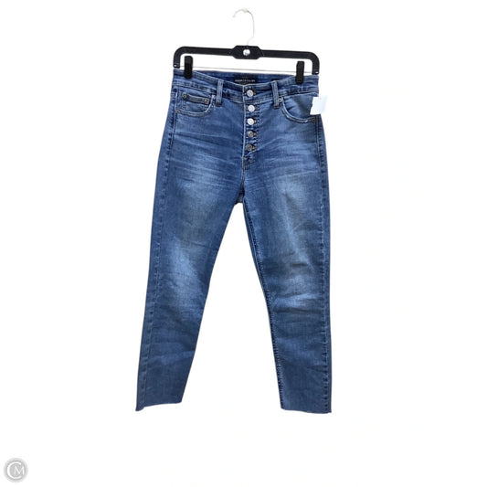 Jeans Straight By Lucky Brand In Blue Denim, Size: 4
