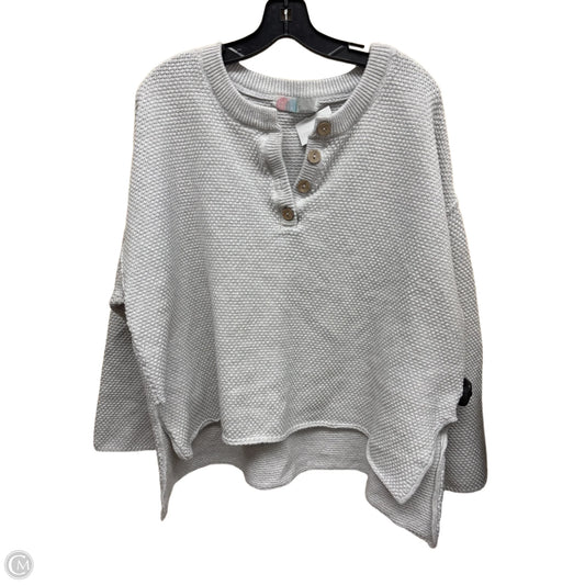 Sweater By Free People In Grey, Size: L