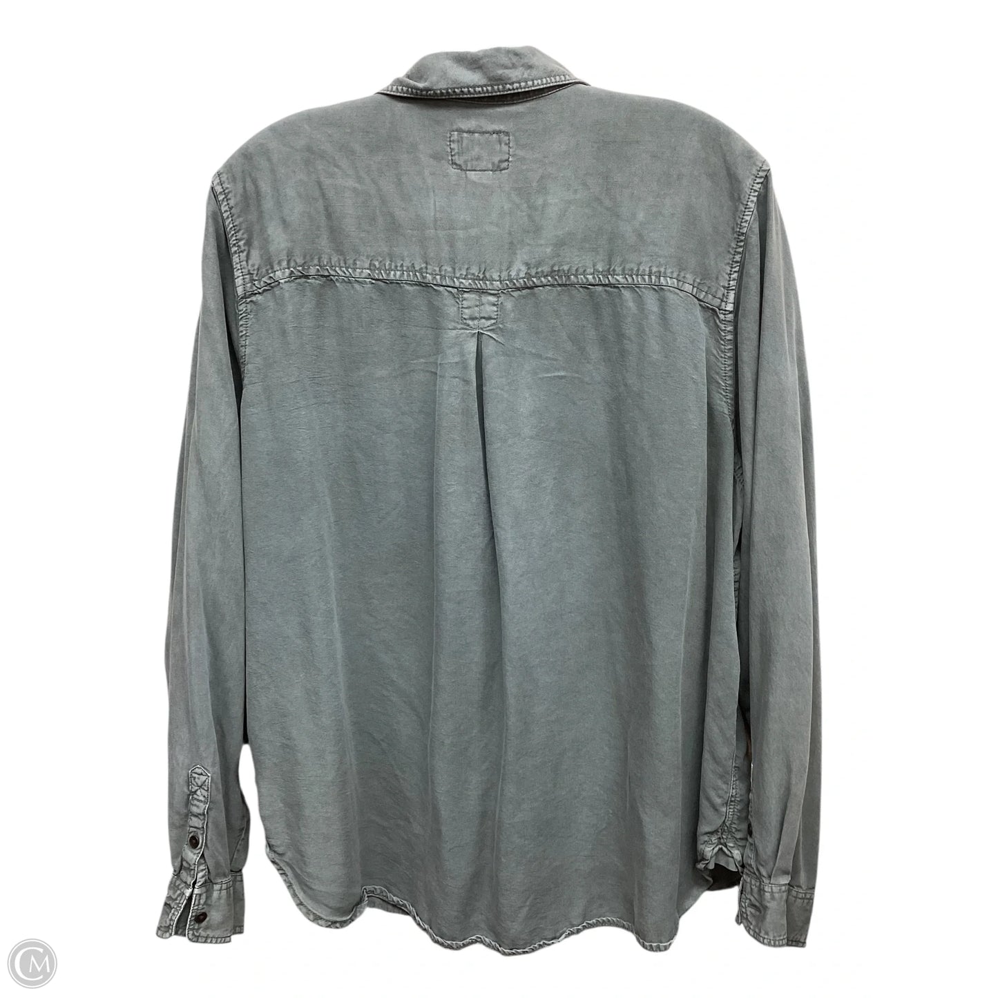 Top Long Sleeve By American Eagle In Green, Size: Xl