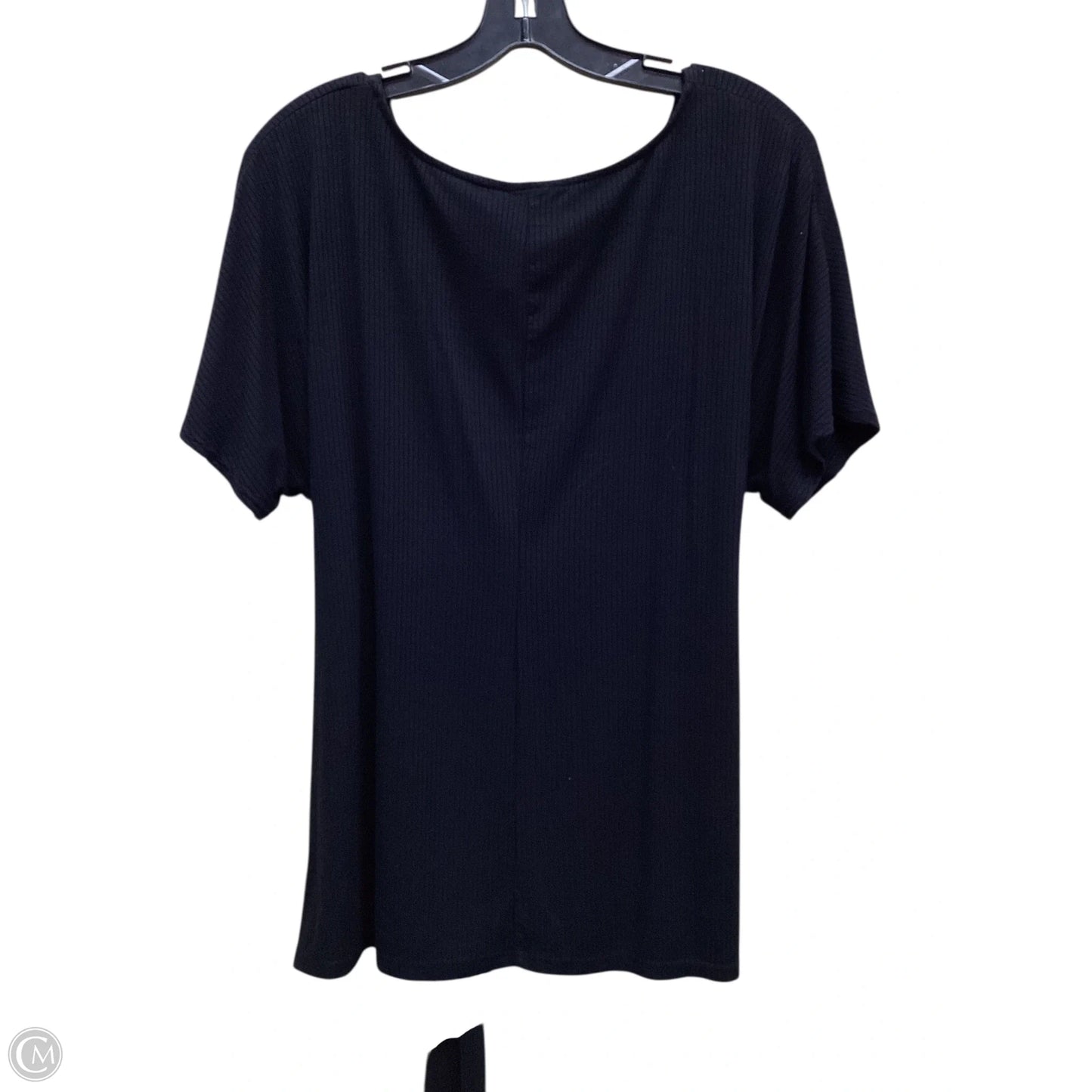 Top Short Sleeve By Worthington In Black, Size: Xl